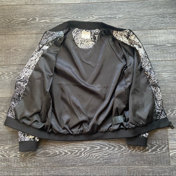 Eleven Paris Life Is A Joke Graphic Bomber Jacket - Picture 3 of 7